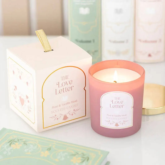 Something Different Wholesale - The Love Letter Rose & Vanilla Musk Candle