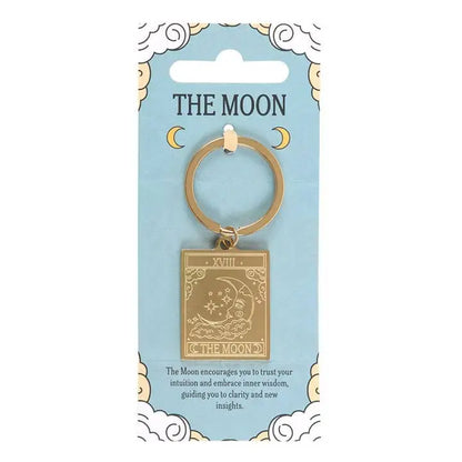 Something Different Wholesale - The Moon Vintage Tarot Card Keyring
