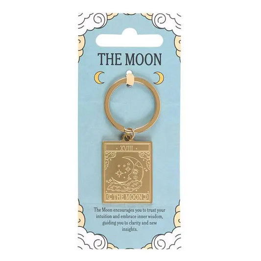 Something Different Wholesale - The Moon Vintage Tarot Card Keyring