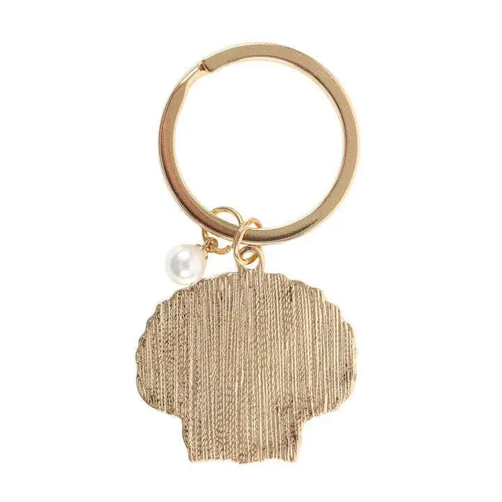 Something Different Wholesale - The World is Your Oyster Beachy Coastal Keyring
