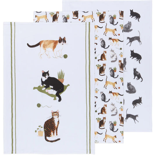 Cat Collective Baker's Floursack Dishtowels Set