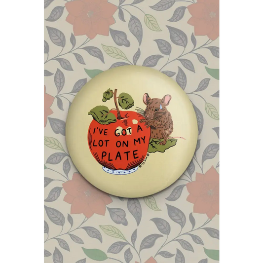 Stay Home Club - A Lot on my Plate Magnet | Fridge