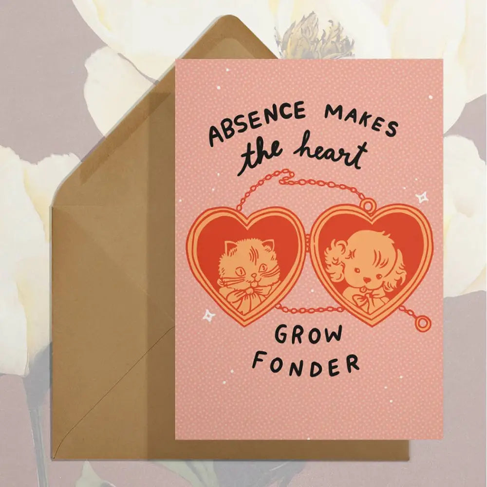 Stay Home Club - Absence Makes the Heart | Long Distance Love Card