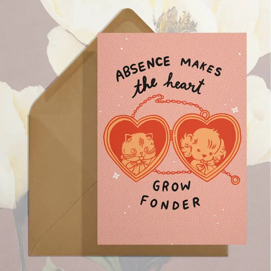 Stay Home Club - Absence Makes the Heart | Long Distance Love Card