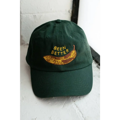Stay Home Club - Been Better (Banana) Dad Hat Forest Green