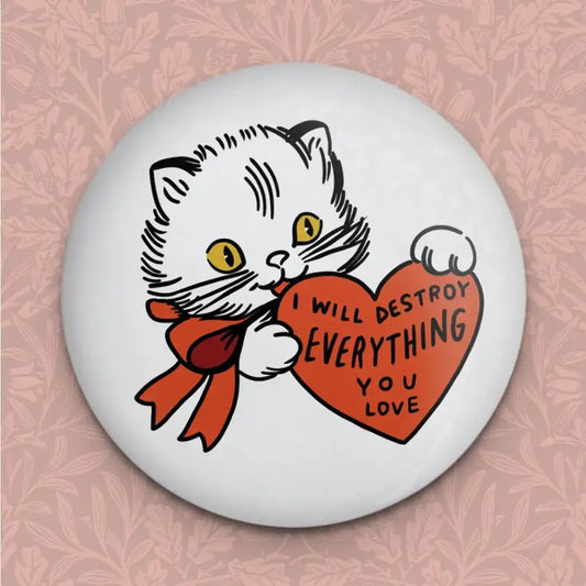 Destroy ( Cat ) Magnet - PABOOM