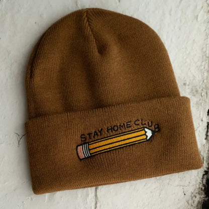 Stay Home Club - Embroidered Stationery Lovers Toque Biscuit