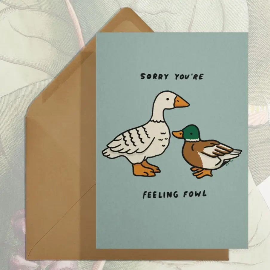 Feeling Fowl Card - PABOOM