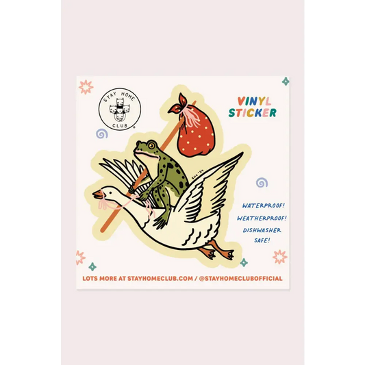 Goose Ride Vinyl Sticker - PABOOM