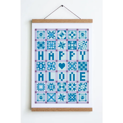 Happy Alone Patchwork Print - PABOOM