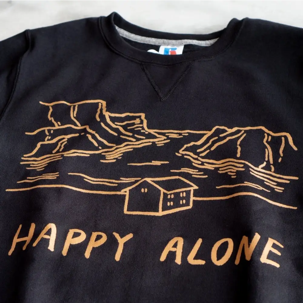 Happy Alone Sweatshirt - Forest