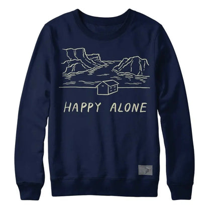 Happy Alone Sweatshirt - Black