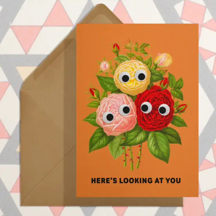Here's Looking at You Card - PABOOM