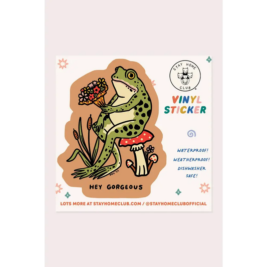 Hey Gorgeous Vinyl Sticker - PABOOM