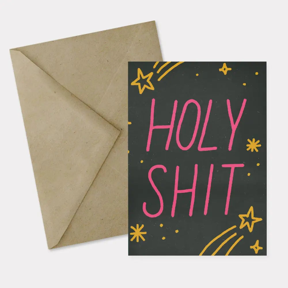 Stay Home Club - Holy Shit Card | Multipurpose Greeting