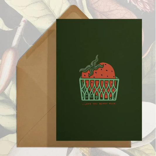 Stay Home Club - I Love You Berry Much Card