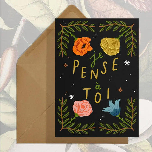 Stay Home Club - Je Pense à Toi Card