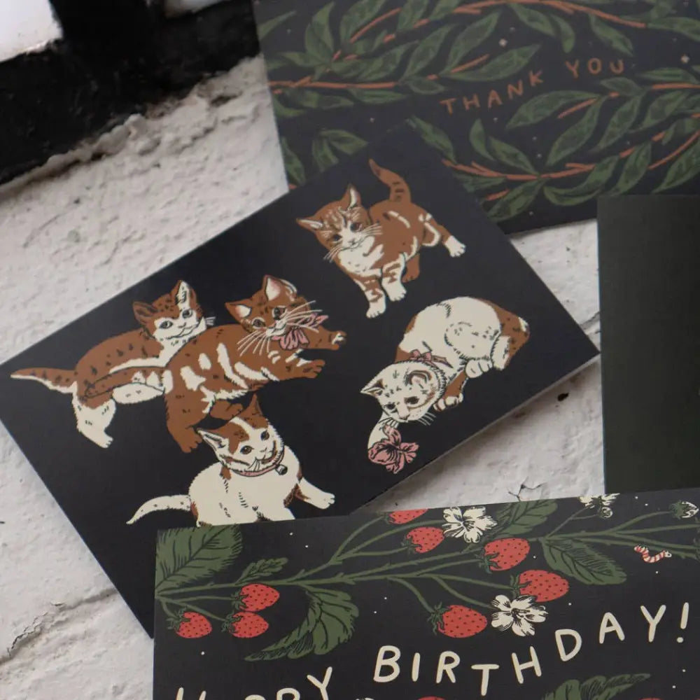 Stay Home Club - Kittens - Cat Card