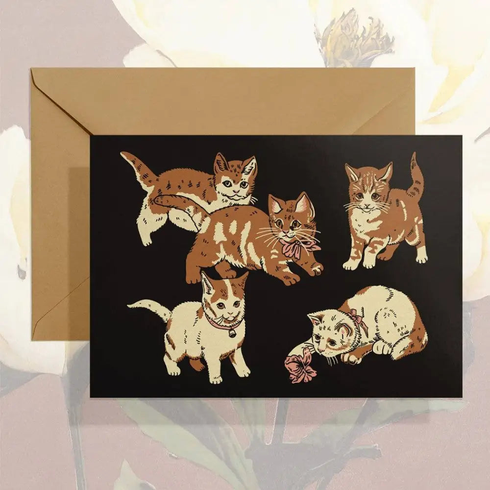 Stay Home Club - Kittens - Cat Card