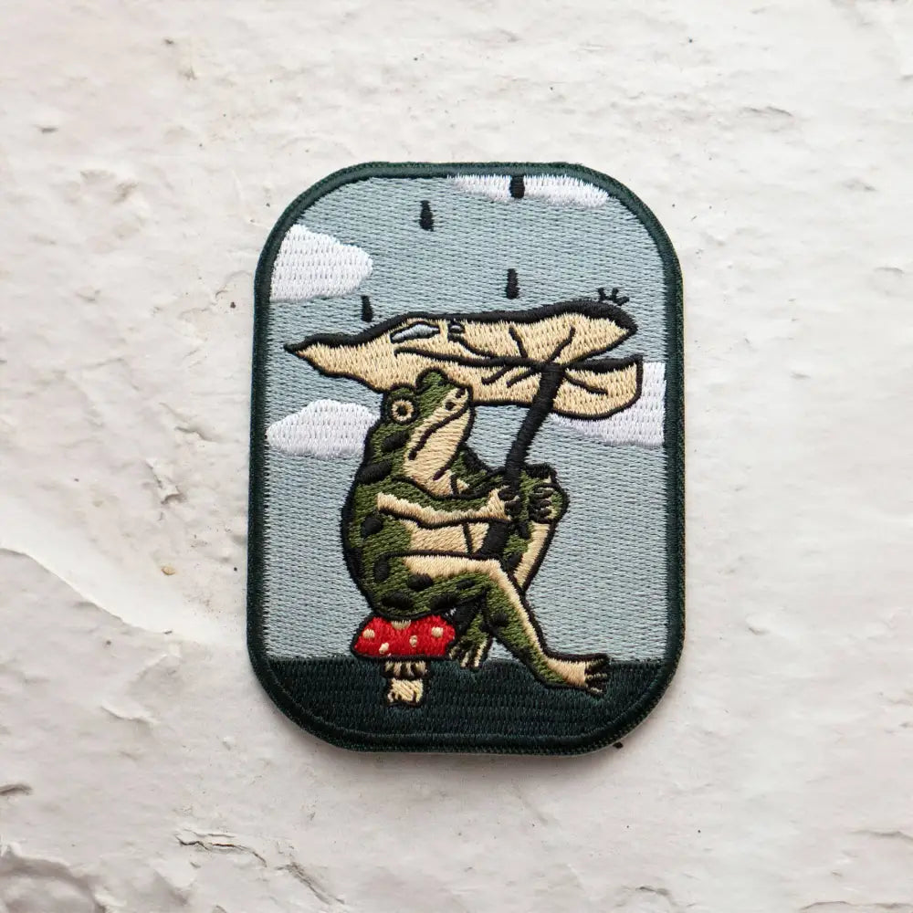 Leaf Umbrella - Frog Sticky Patch - PABOOM