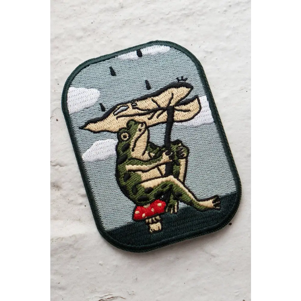 Leaf Umbrella - Frog Sticky Patch - PABOOM