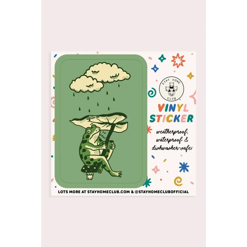 Leaf Umbrella Vinyl Sticker - PABOOM