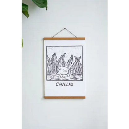 Magnetic Wooden Print Hangers Large - PABOOM