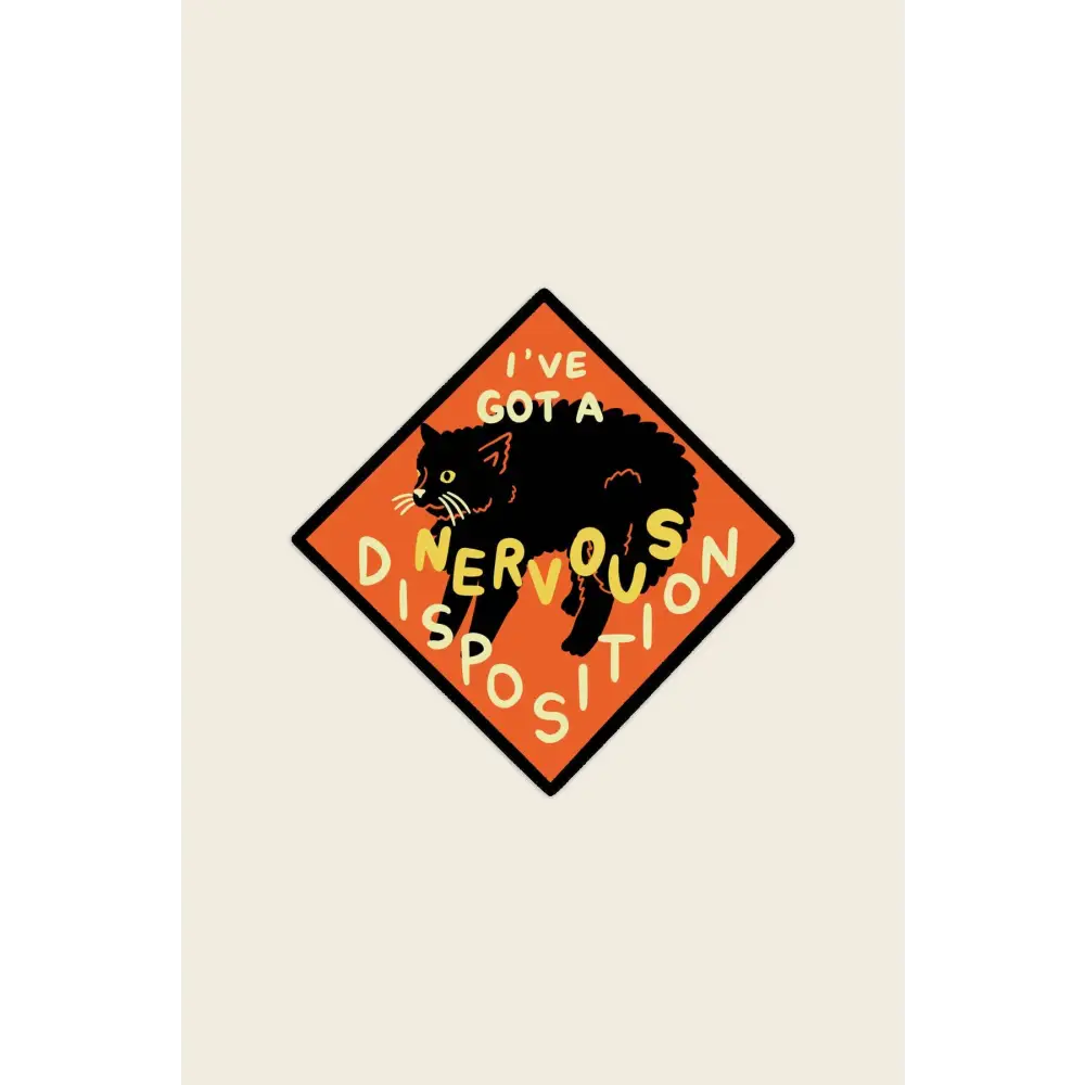 Stay Home Club - Nervous Disposition Vinyl Sticker