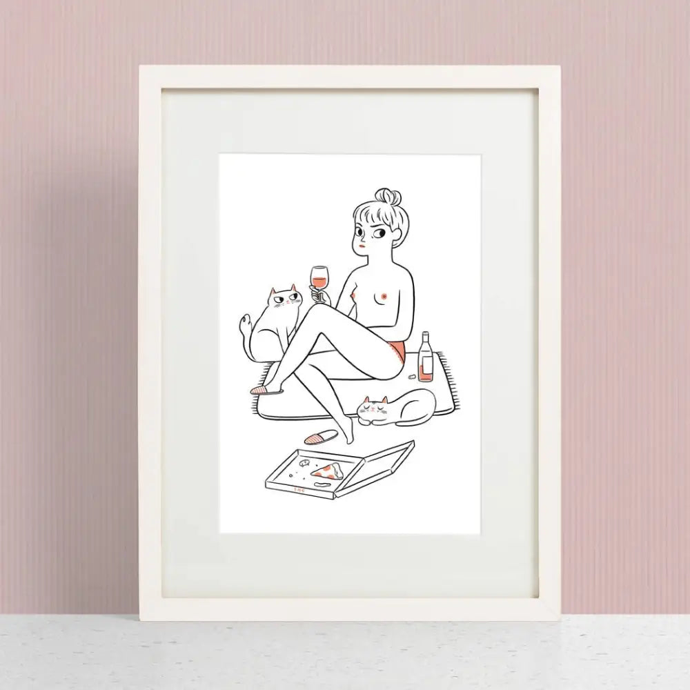 Stay Home Club - Night In Print Small - 8’’ x 10’’