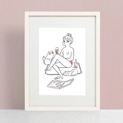 Stay Home Club - Night In Print Small - 8’’ x 10’’