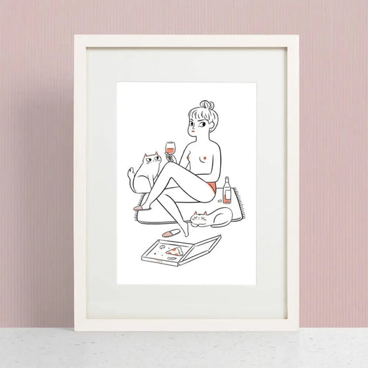 Stay Home Club - Night In Print Small - 8’’ x 10’’