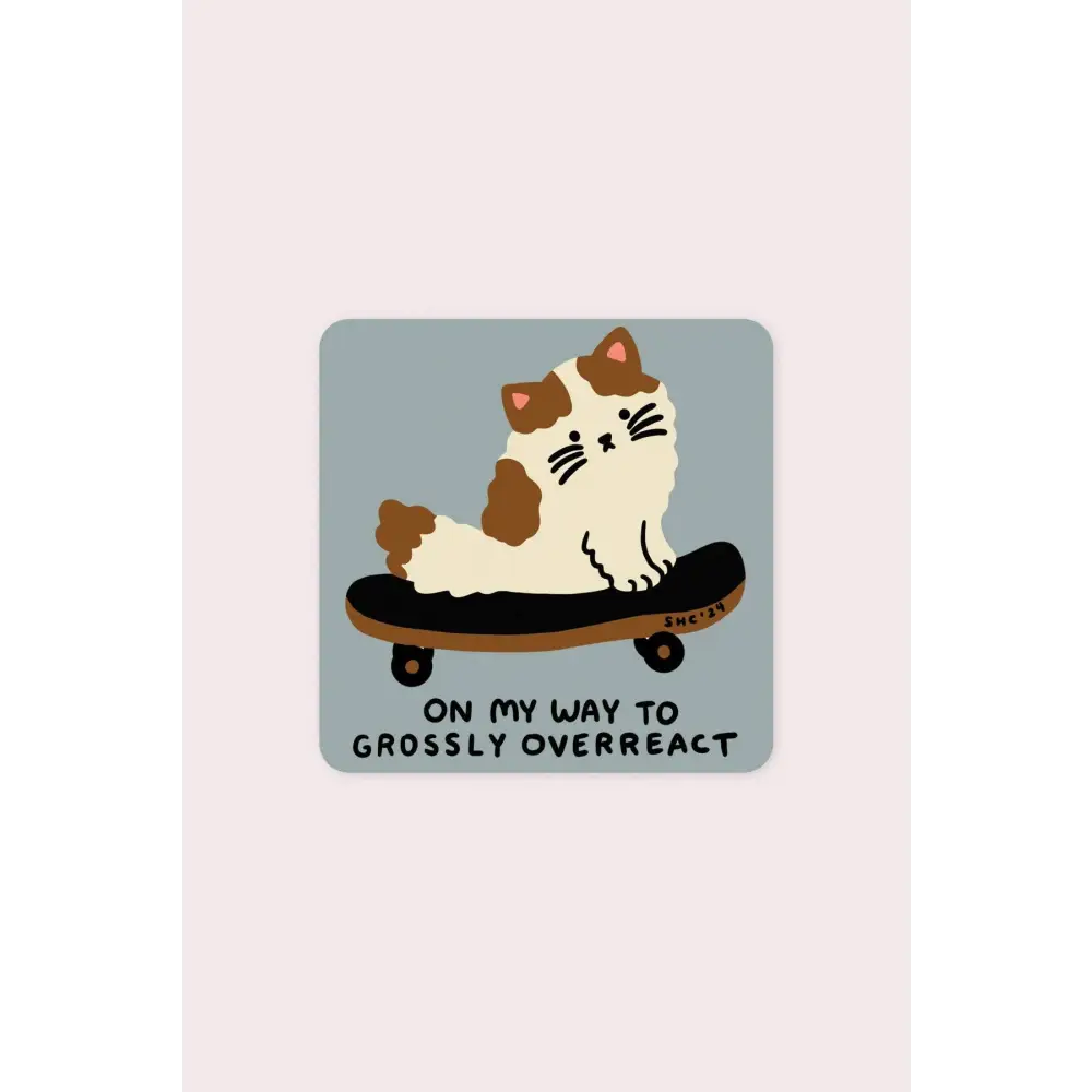 Stay Home Club - Overreact Sticker | Waterproof Vinyl