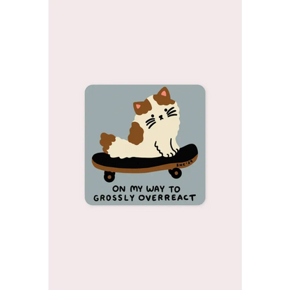 Stay Home Club - Overreact Sticker | Waterproof Vinyl