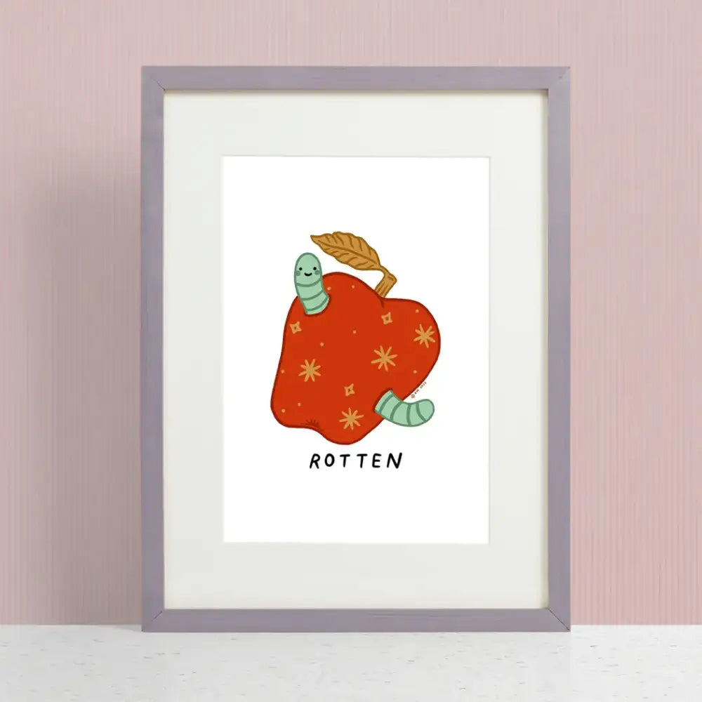 Rotten Apple Print - PABOOM