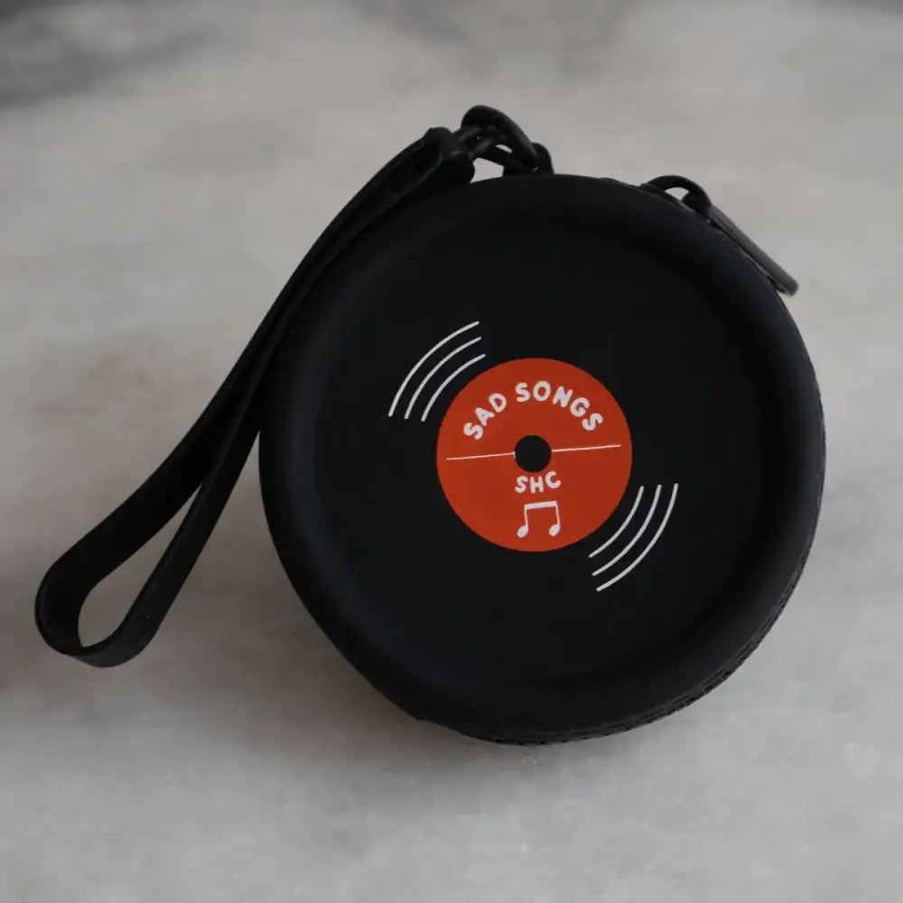 Sad Songs Record Zipper Coin Pouch - PABOOM