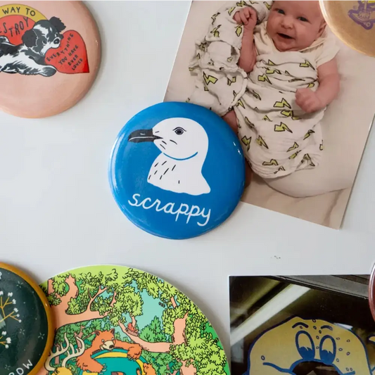 Scrappy Seagull Magnet - PABOOM