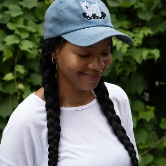 Sk8 Dawg Denim Cap - PABOOM