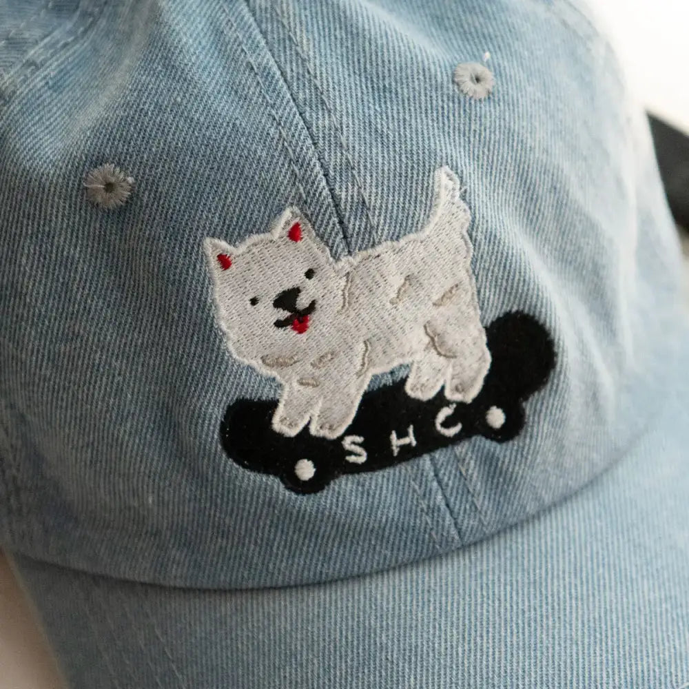 Sk8 Dawg Denim Cap - PABOOM