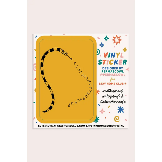 STFU Vinyl Sticker - PABOOM