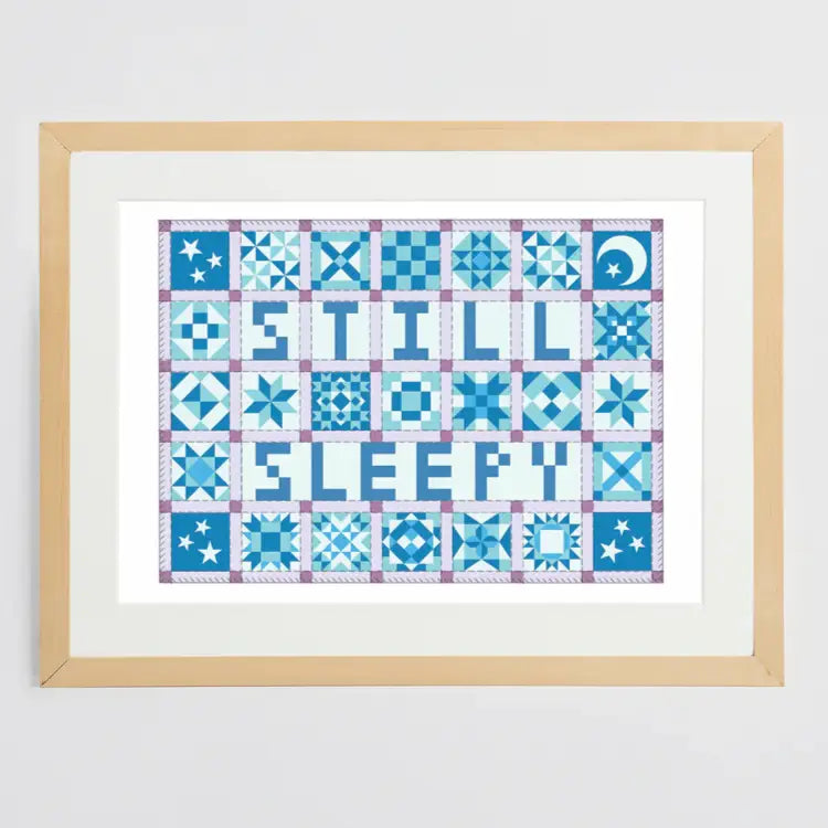 Still Sleepy Patchwork Print - PABOOM