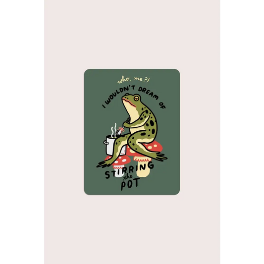 Stay Home Club - Stirring the Pot Sticker | Waterproof Vinyl