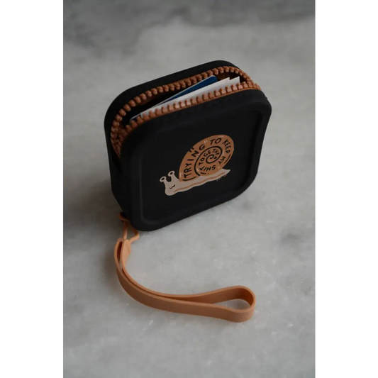 Stay Home Club - Trying - Zipper Silicone Coin Pouch