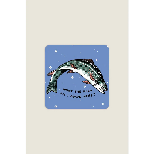 Stay Home Club - What The Hell Sticker | Waterproof Vinyl