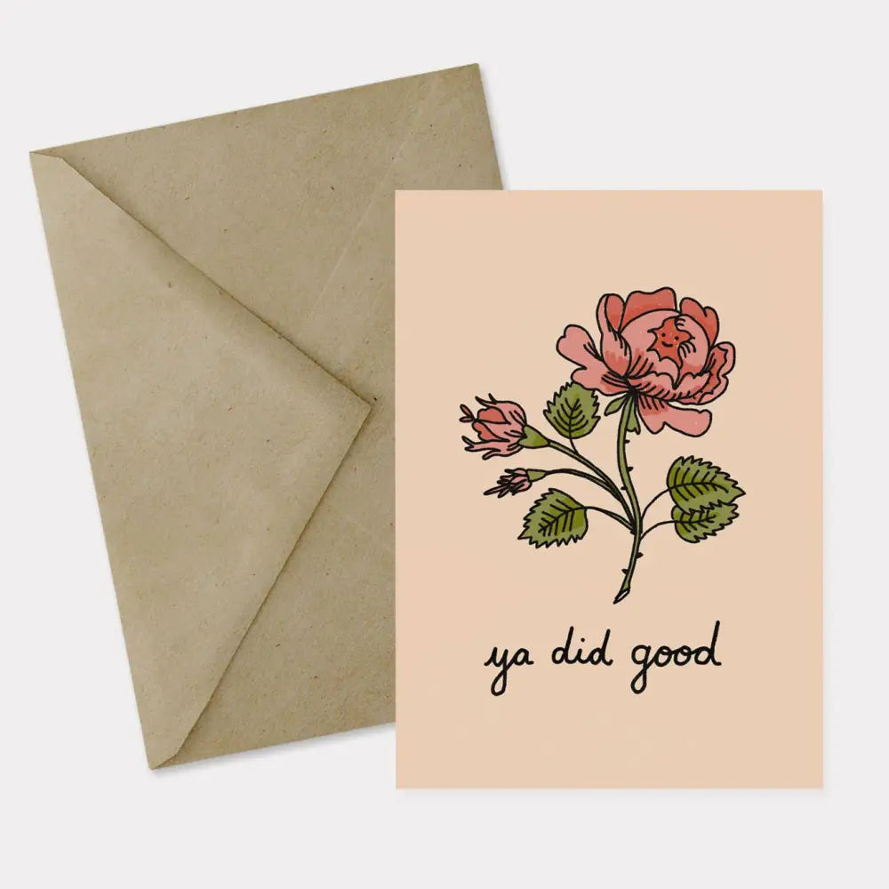 Stay Home Club - Ya Did Good card