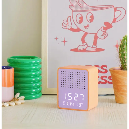 Bluetooth Speaker and Alarm Clock Orange - PABOOM