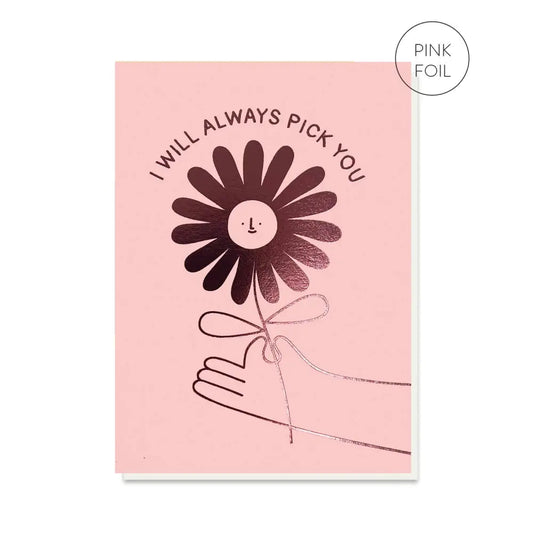 Stormy Knight - Always Pick You Anniversary Card | Cute Valentine’s