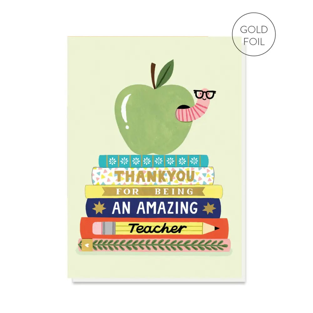 Stormy Knight - Amazing Teacher Thank You Card