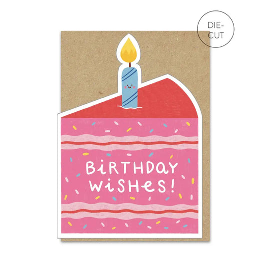 Stormy Knight - Big Slice Of Cake Birthday Card | Die-cut