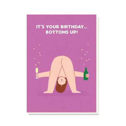 Stormy Knight - Bottoms Up Birthday Card | Rude | Nude | Funny | Cheeky Celo Bags