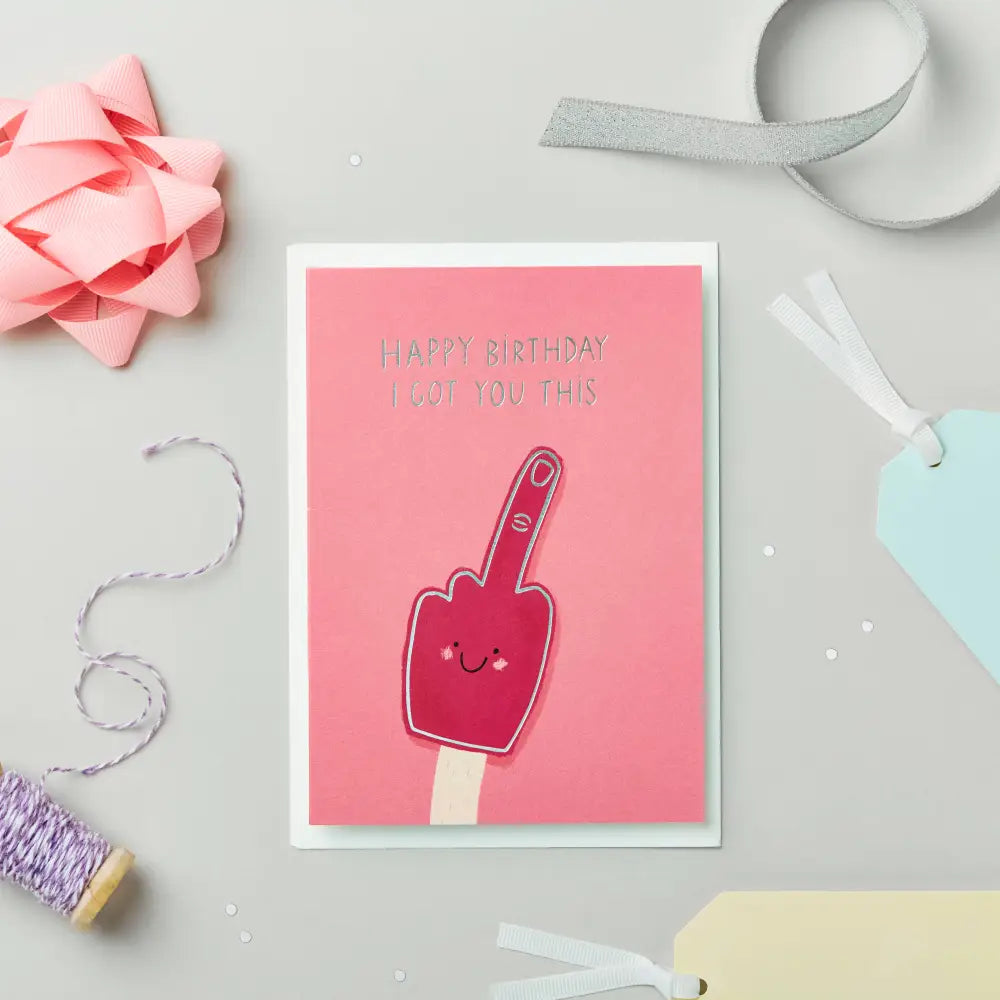 Stormy Knight - Middle Finger Rude Birthday Card | Naughty Celo Bags